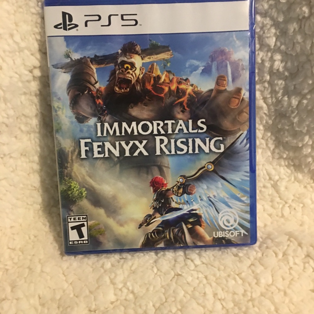 Blue and White PS5 Game Immortals Fenyx Rising